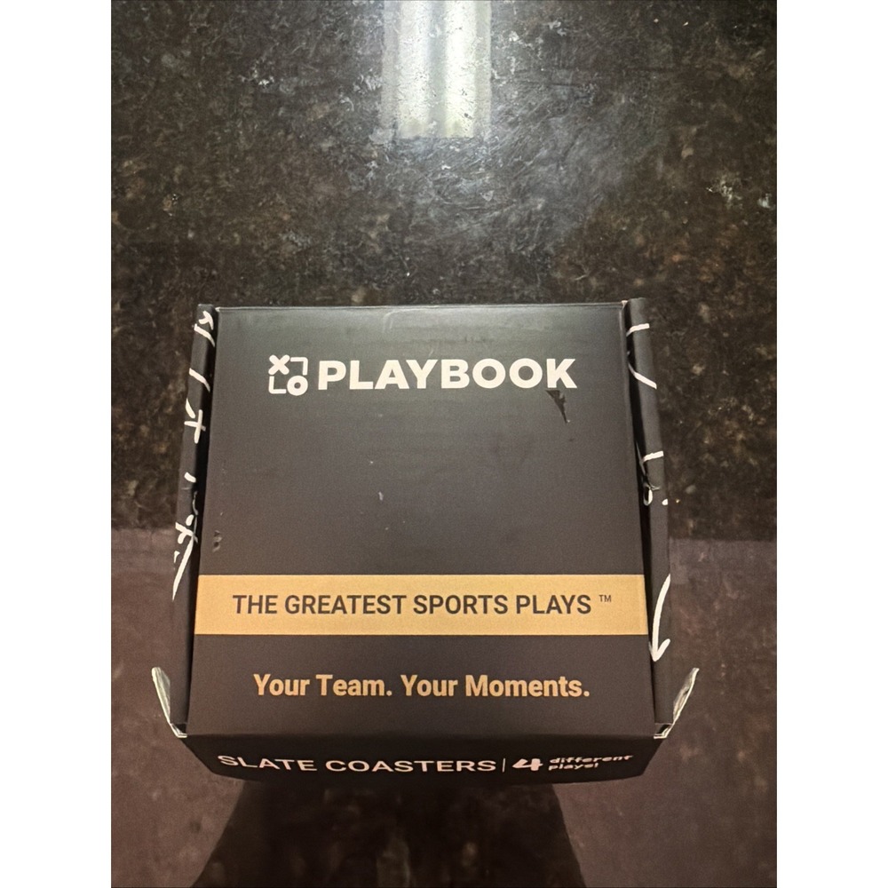 Playbook Slate Coasters Greatest Sports Plays Baseball New York Yankees Man Cave